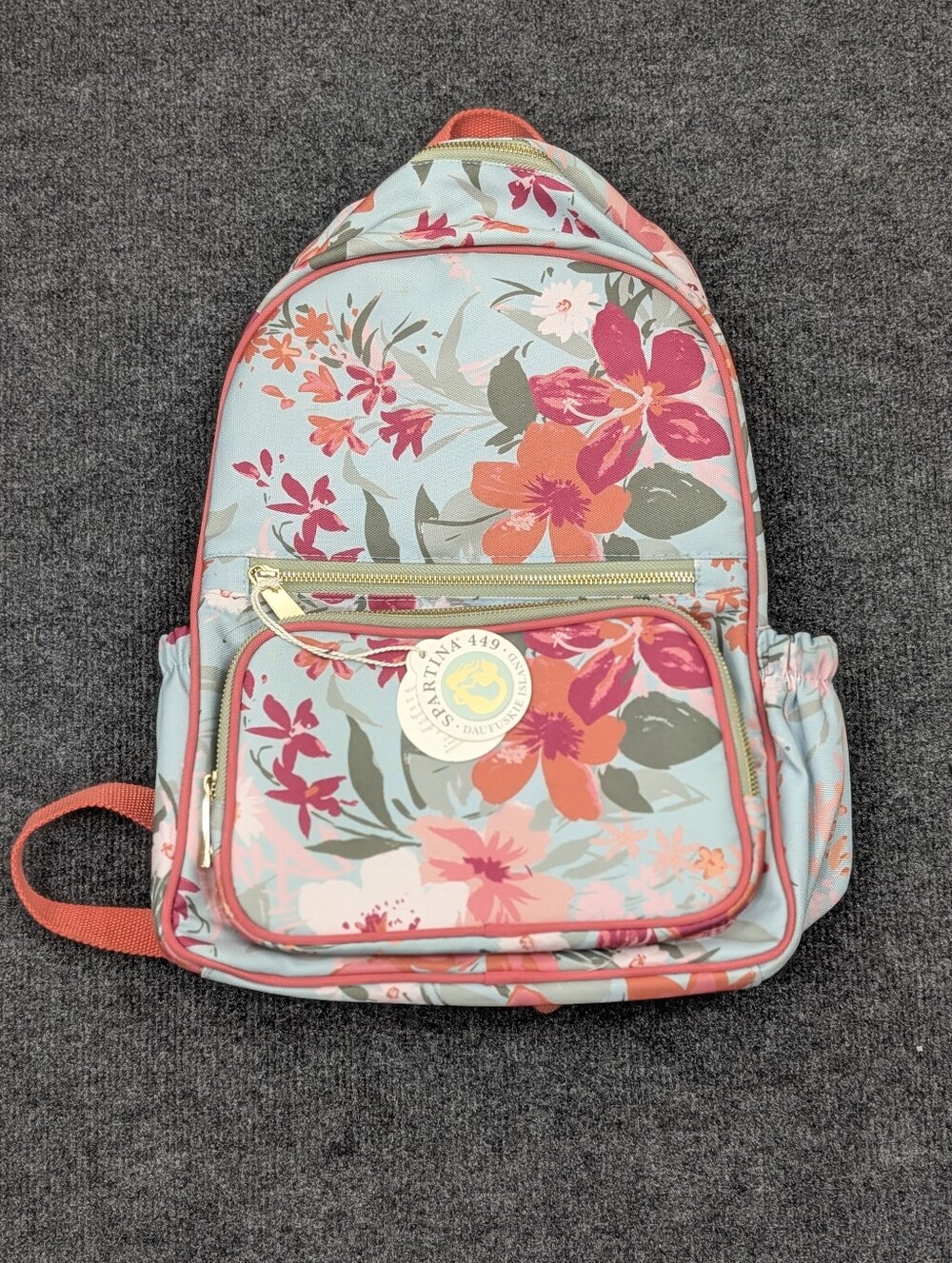 Spartina 499: Out & About Tech Backpack Alljoy Landing Sea Foam NWT